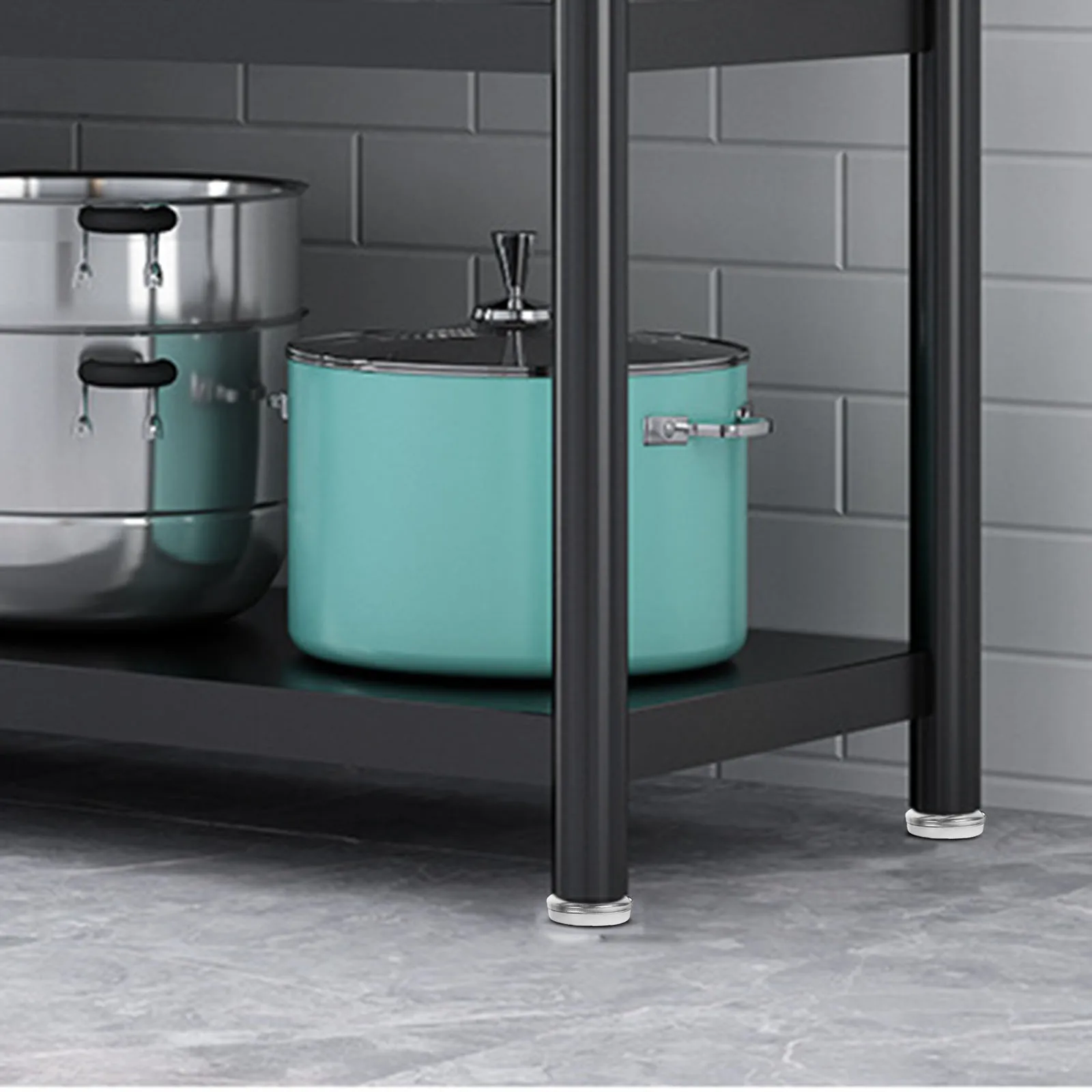 

12 pcs Table Chair Foot Pads Adjustable Furniture Leveler Legs M8X25Mm Wear Resistant For Cabinet Bookshelf Desk Furniture Legs