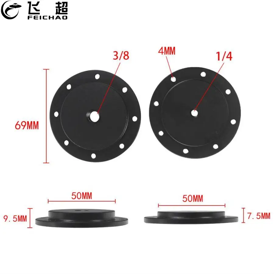 1/4 3/8 삼각대 어댑터 고정 베이스 벽 홀더 클램핑 마운트 연결 카메라 매직 암 모니터 라이트 플래시 야외 피자 플레이트