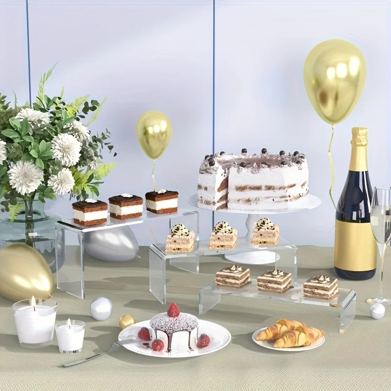 3/6 Stück U-förmiges Display-Regal, transparentes Acryl-Aufbewahrungsregal, Aufbewahrungsregal für Make-up-Figuren, Spielzeug-Aufbewahrungsregal, Aufbewahrung für Schreibtisch und Badezimmer – Detail 7