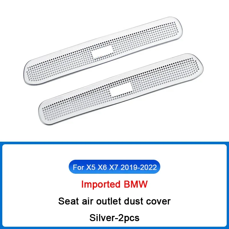

For BMW 3 5 7 Series 6GT X1 X2 X3 X4 X5 X6 X7 ix3 G01 G02 G05 G06/07 Car Seat Under Air Conditioning Outlet Vent Dust Plug Cover