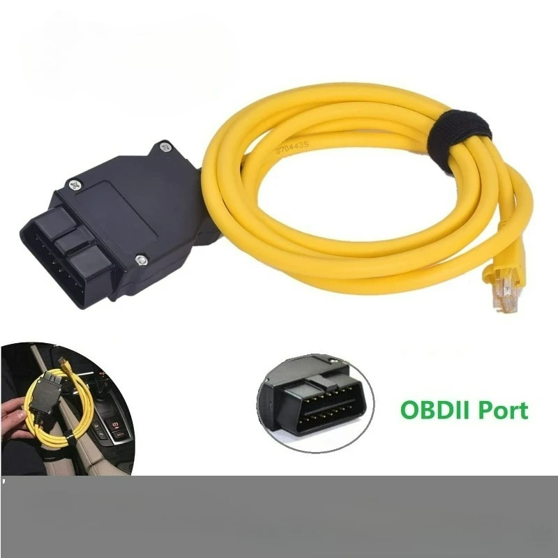 For F-Series Auto Service Tool Vehicle Diagnostic Coding Cable - Ethernet to OBD2 Interface with ICOM Connector