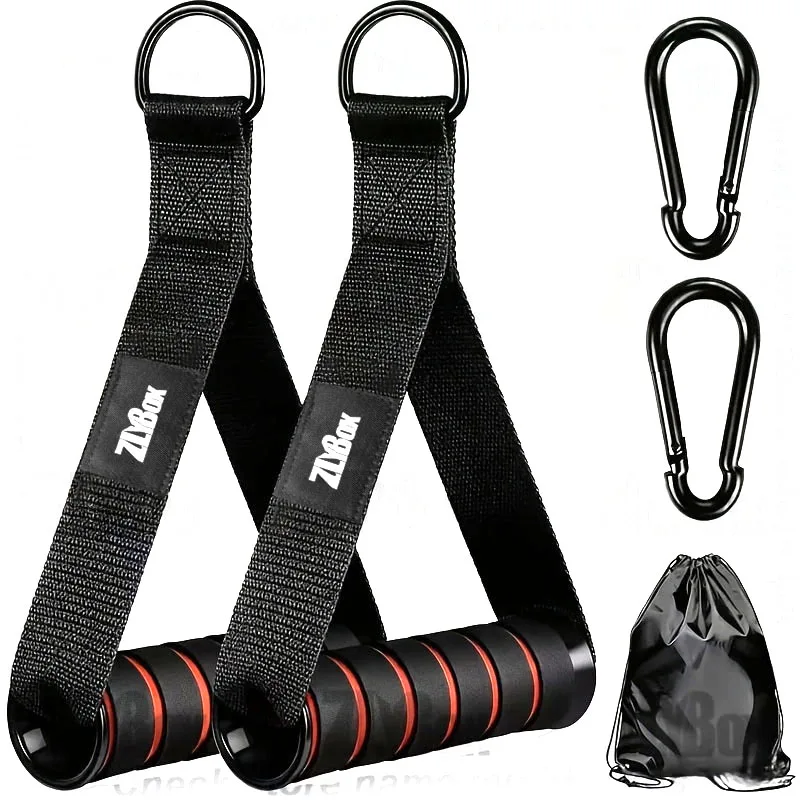 Manoplas para Máquinas de Cabo, Equipamentos de Pórtico, Máquinas de Corda Cruzada, Pegas para Exercícios com Faixas de Resistência, Manoplas para Equipamentos de Ginástica, Acessórios Perfeitos para Sistemas de Treino com Cabo em Casa.