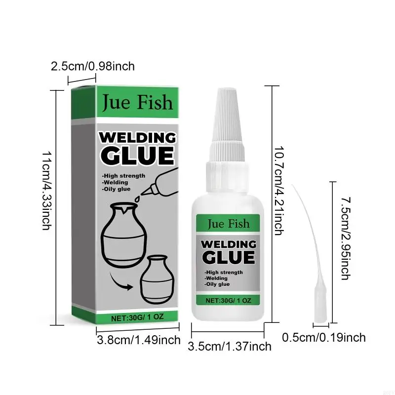 R6FF Quick Bonding Welding Glues Waterproof Adhesive for Metal Ceramics Repair