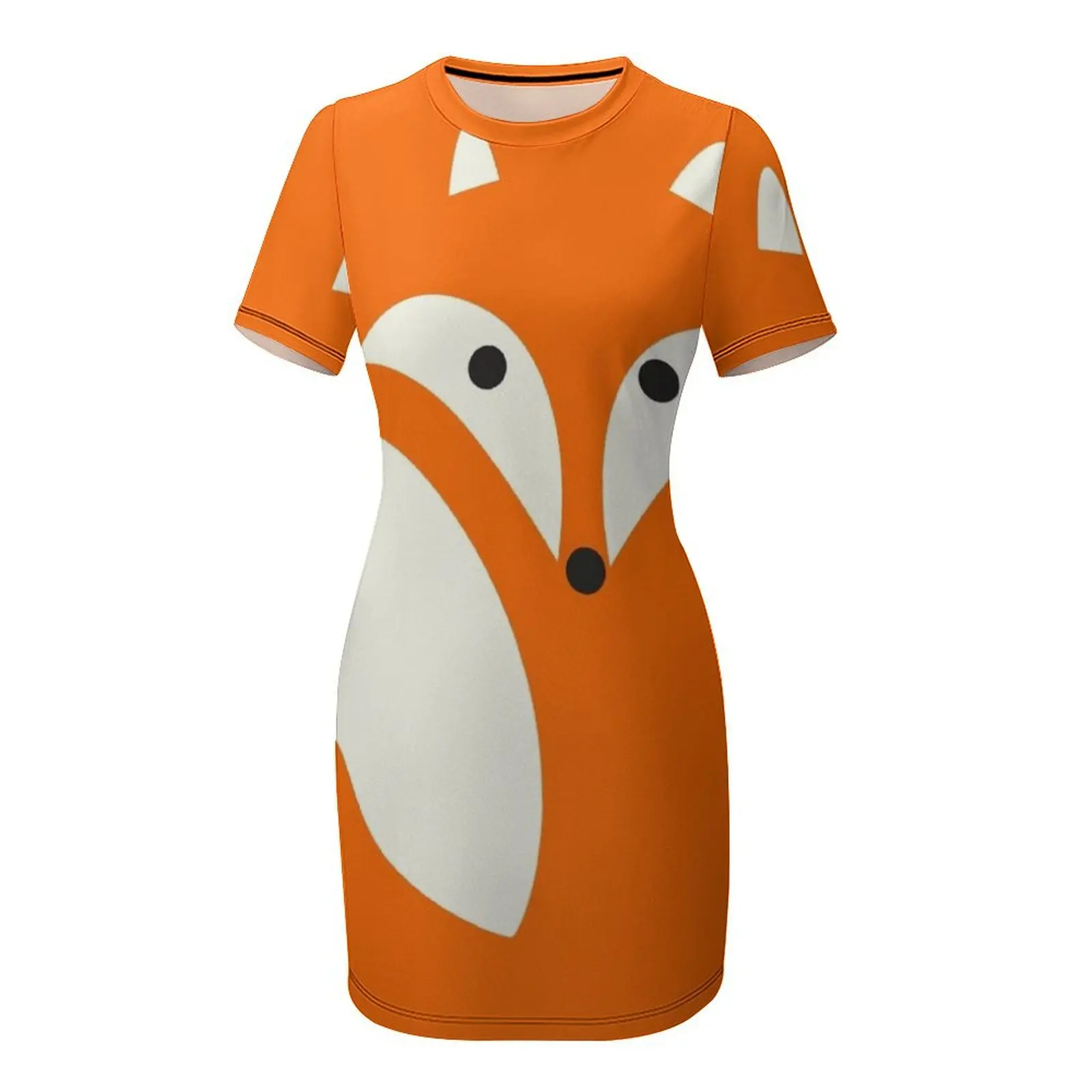 Fox You! Short Sleeved Dress dresses ladies 2025 summer women's evening dresses Dress