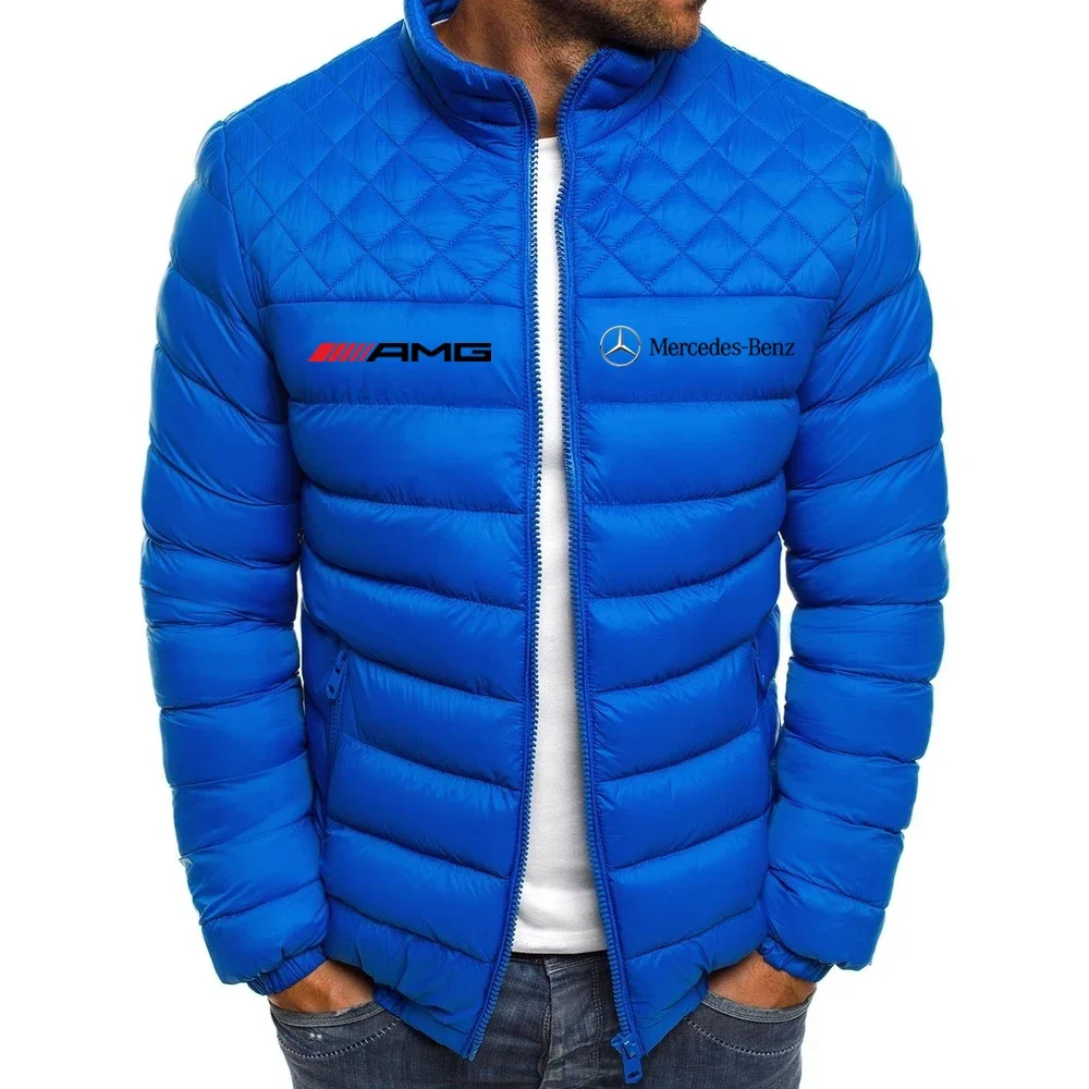 2024 Herren-und Damen rad roben Mercedes Benz Motorrad warme Jacke, Outdoor-Sport Freizeit Fahrrad jacke, F1 Racing