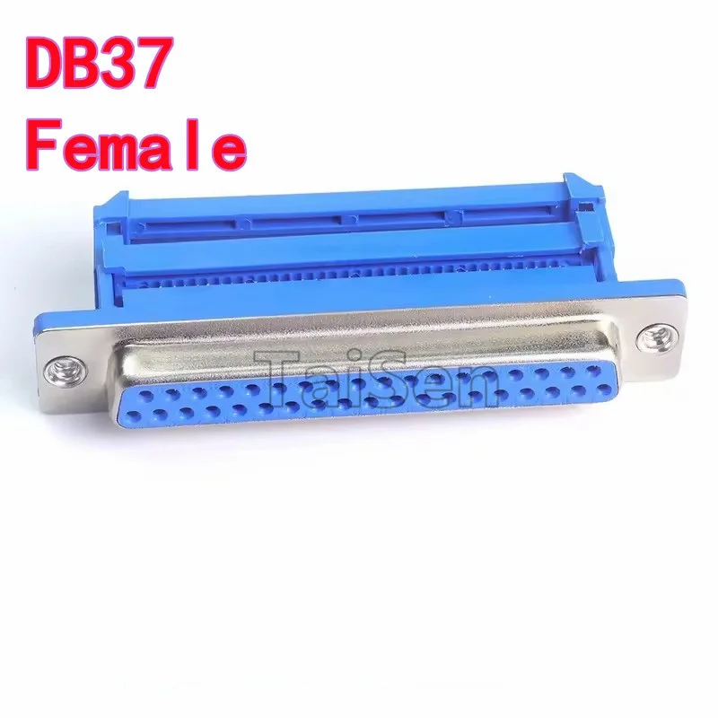 5PCS DIDC-DB9/DB15/DB25/DB37P 9P 15P 솔더리스 크림프 타입 플랫 케이블 커넥터 직렬 포트 핀홀 소켓 남성 여성 헤더