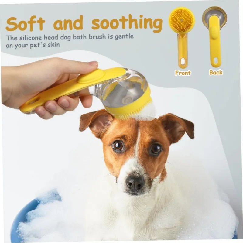 NEW HOT In Stock-Multicolor Silicone For Pet Bathing Brush-Grooming Glove For Dogs And Cats, Ideal For Massage And Bathing