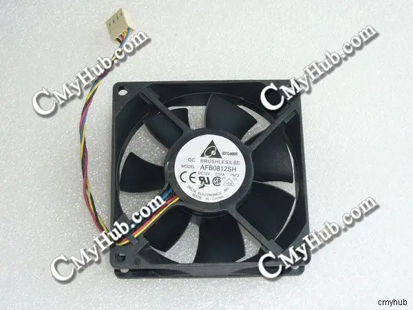 For Delta Electronics AFB0812SH -7N72 Server Square 80x80x25mm Cooling Fan AFB0812SH