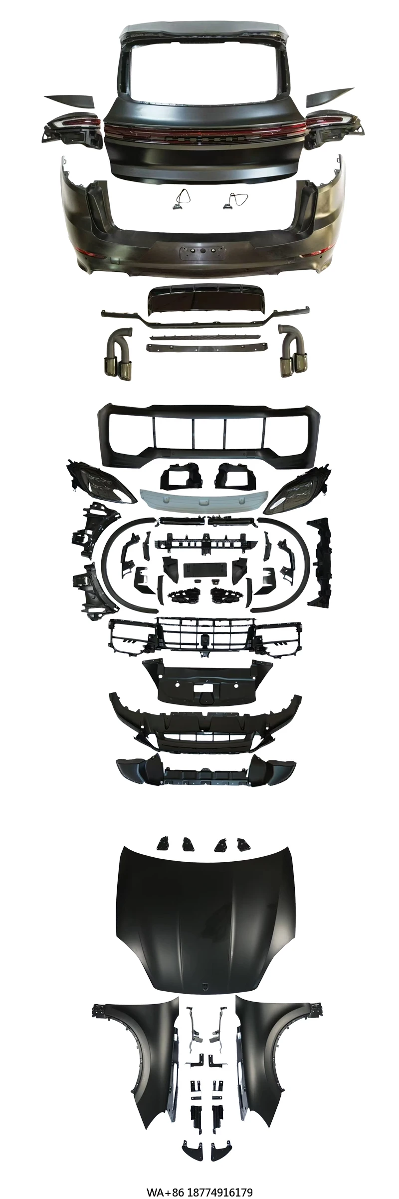 

Hot Sell Lowest Price Auto Parts Bumper LED Headlights for 2011-2017(958) Upgrade 2024(9Y0.2) Body Kit