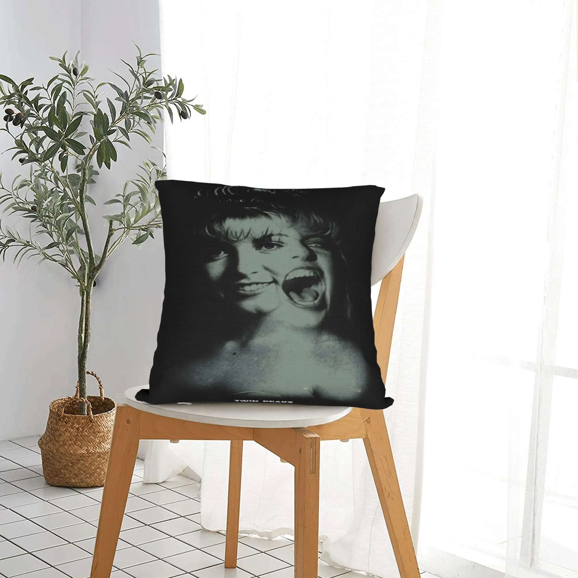 Twin Peaks F-Fire Walk Me  Pillow Case  Graphic Pillow Cover For Chair Sofa Home Decor Funny Pillowcases