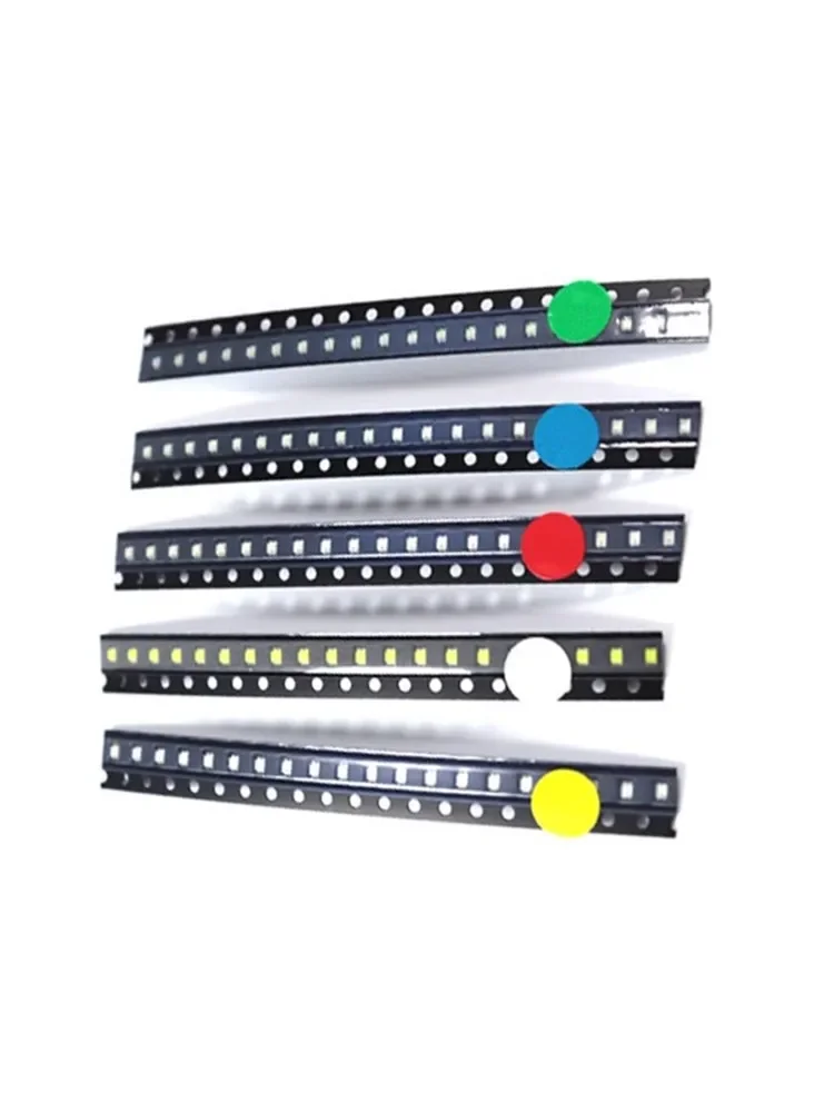 100pcs 0402 0603 0805 1206 smd led Red Yellow Green White Blue Orange light emitting diode Water Clear LED Light Diode Set