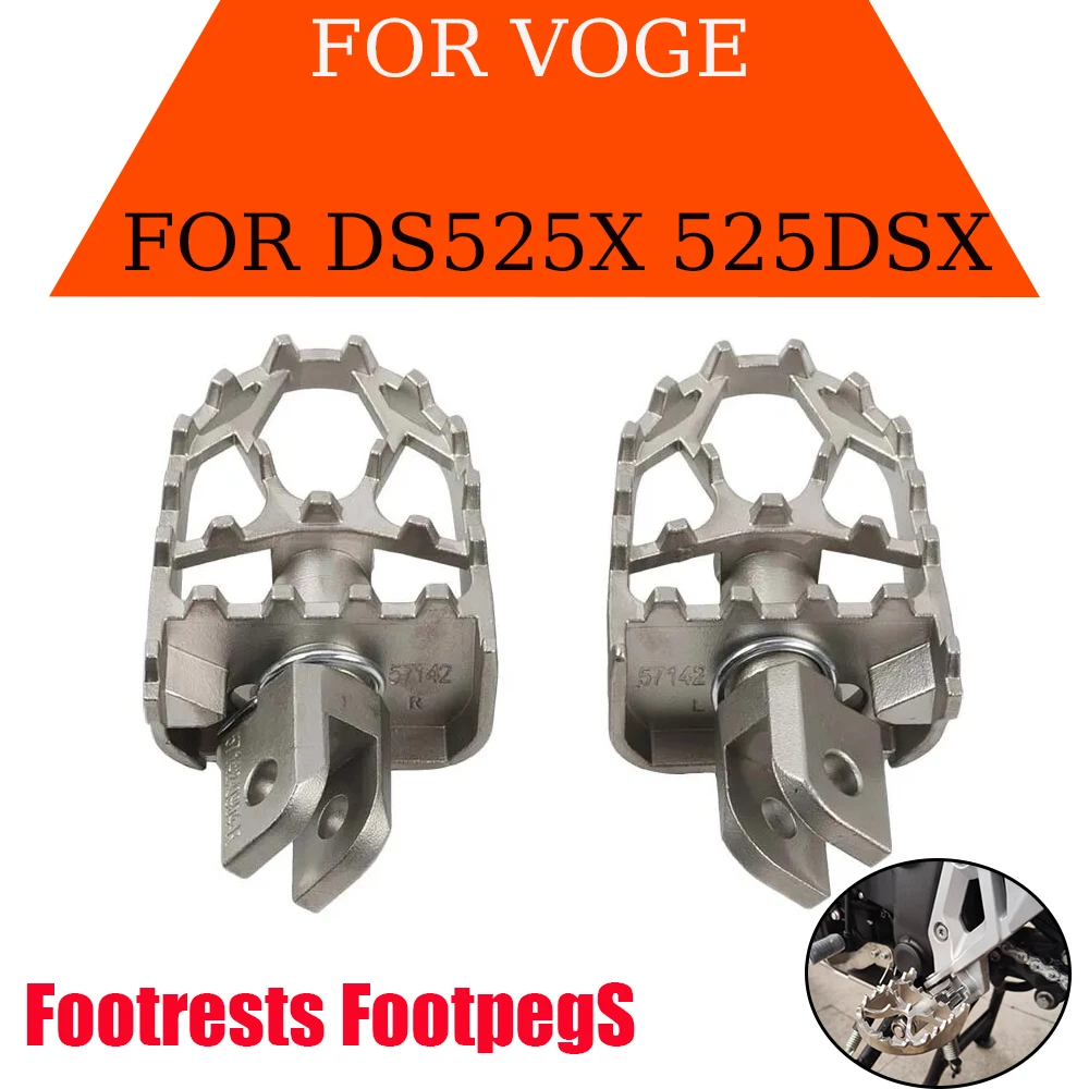 For Loncin VOGE Valico DSX525 525DSX 525DSX DS 525X DS525X DS525 Accessories Footrests Footpeg Foot Pegs Pedals Plate Foot Rests