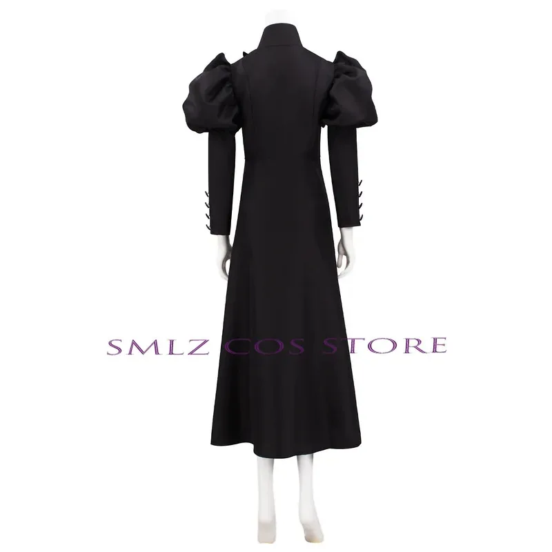 الساحرة Elphaba تأثيري أنيمي الشريرة تأثيري حلي المرحلة الساحر القوطية فستان الملابس هالوين حفلة اللعب الزي للمرأة #5