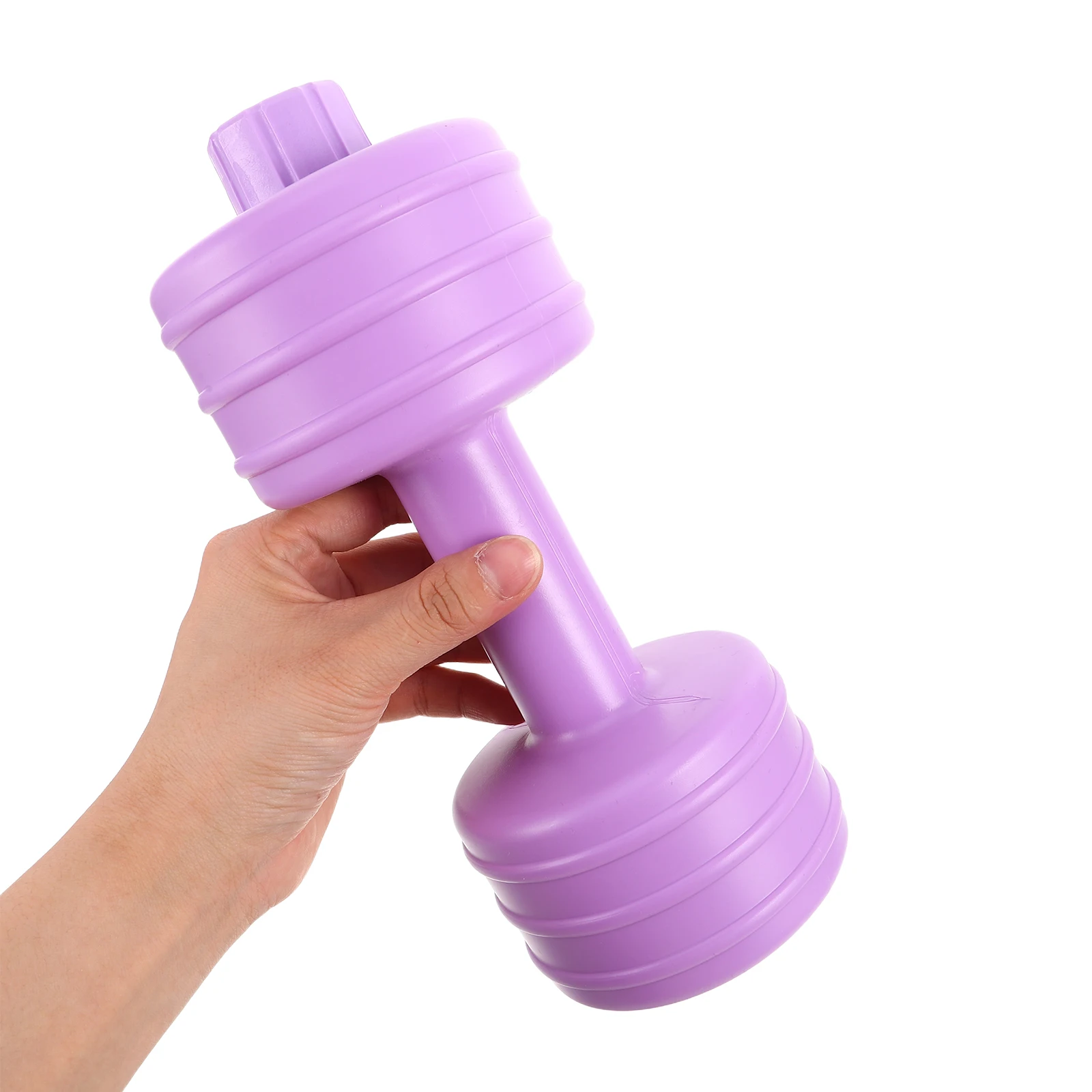 2 pçs senhoras corpo moldar halteres portátil exercício jarros de água para ginásio fitness peso ajustável durável garrafa de plástico casa