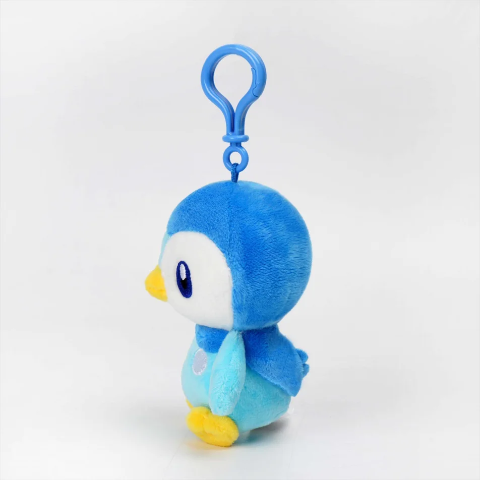22 سنتيمتر حقيقية الأصلي البوكيمون Piplup محشوة ألعاب من القطيفة بلوشي المفاتيح الحيوان Kawaii قلادة دمية حفلة عيد ميلاد هدية للأطفال
