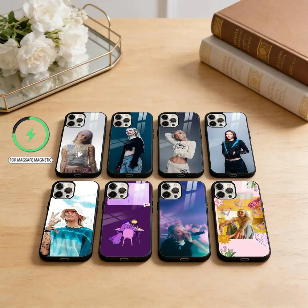 

Singer Y-Young M-Miko Phone Case For iPhone17,16,15,14,13,12,11 Plus,Pro Max Magnetic For Magsafe Wireless Charging