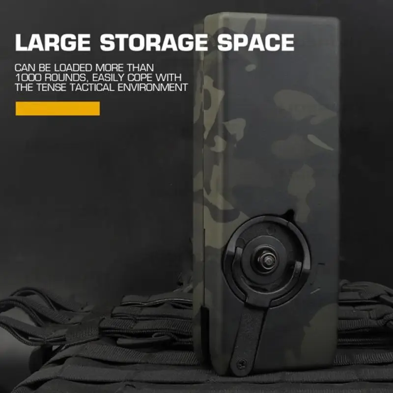 Loader airsoft M4 MID-CAP – carga rápida silicona giro manual silencioso - imagen 5