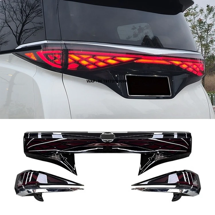 New 12V for 2015-2023 for Alphard Vrllfire 40 Full LED Tail Lights to Upgrade Replacement