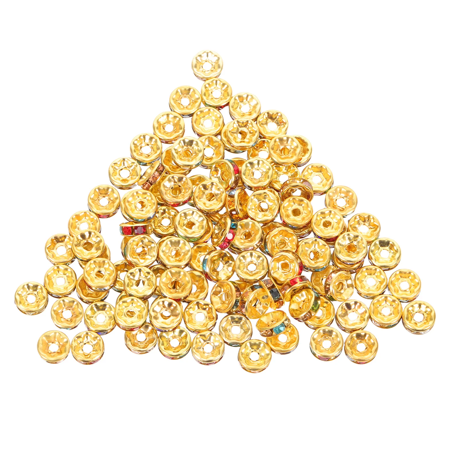

300 Pcs Crystal Beads Jewelry Charms for Bracelets Making Bling Spacer Accessories