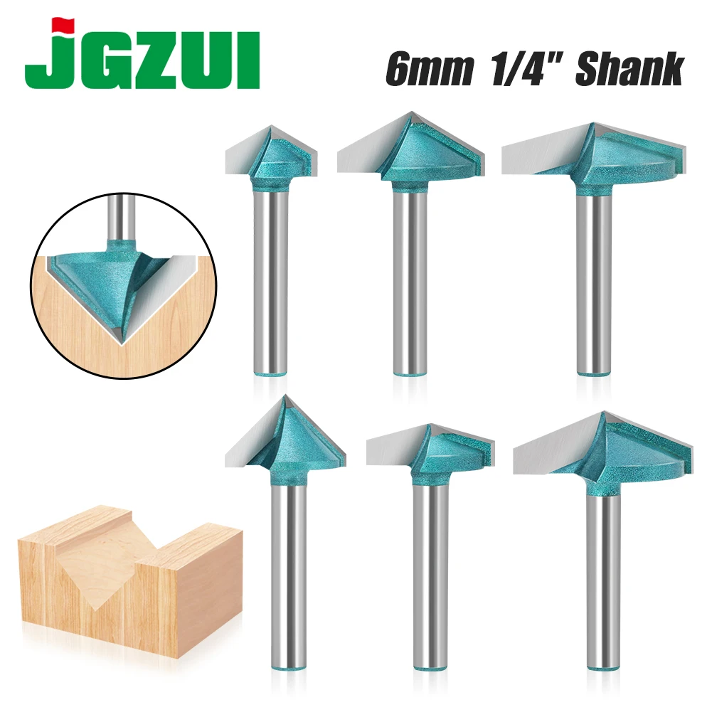 Tungstênio Aço Carpintaria Fresadora 3d Madeira Mdf Router Bit Cnc Solid Carbide End Mill v Bit 90 120 135 150 Graus mm