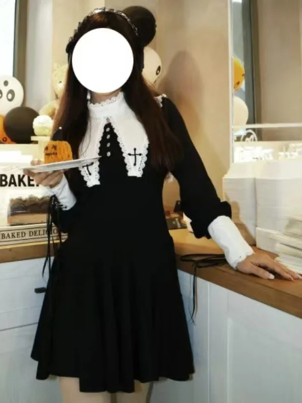 Gothic Nun High Wai… - image