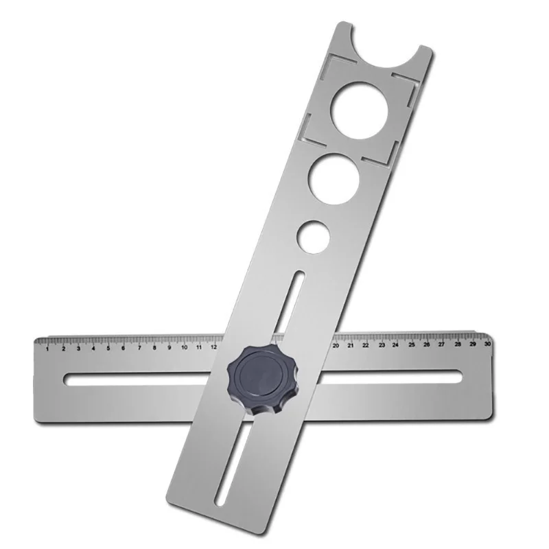 Ceramic Tile Hole Locator Portable Stainless Steel Hole Locator Universal DIY Marble Punching Tool For Ceramic Tile Tile Spacers