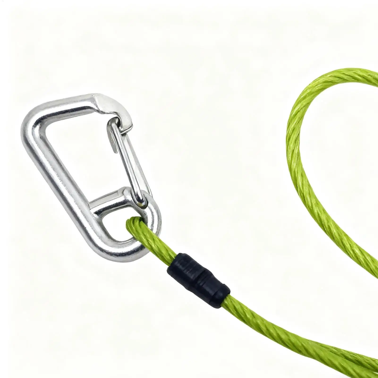 الثقيلة كليب حبل الفولاذ المقاوم للصدأ الصيد سترينجر مع حلقة تسلق كاياك الصيد سترينجر للغوص التجديف بحيرة بركة شاطئ البحر #3