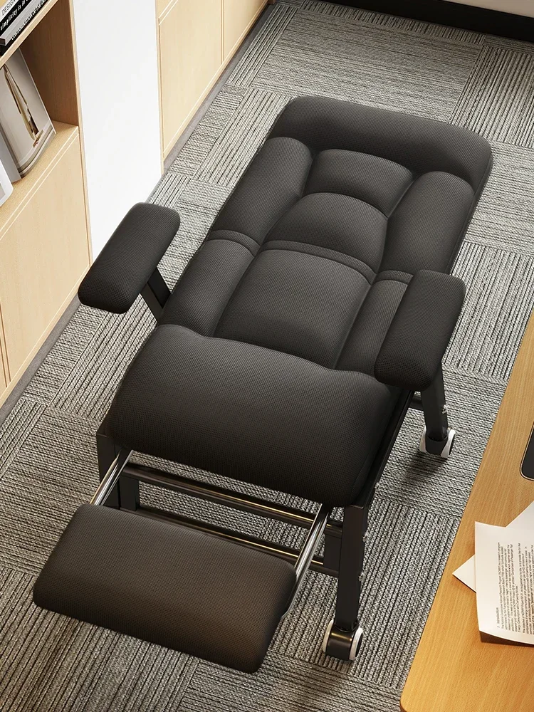folding recliner, workstation lunch break, backrest chair, household dormitory seat, dual-purpose office nap artifact