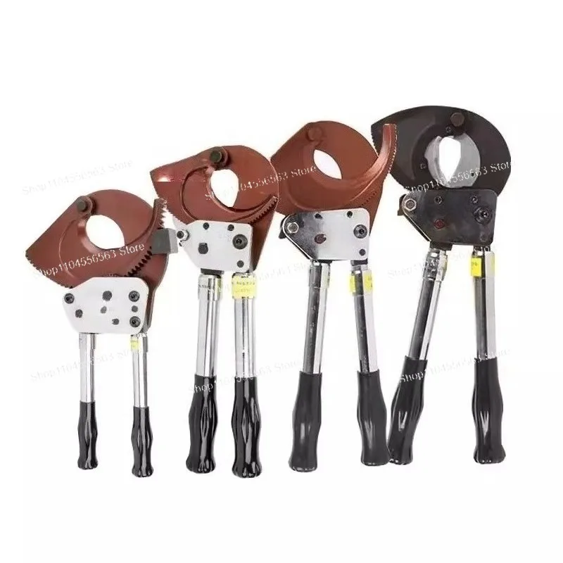 Small Electrical Workshop & Property Maintenance Cutter – Basic J40/J52 Ratchet Cable Cutter for Daily Wire Cutting