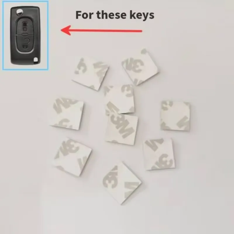 15MM DIY Emblem Logo Replacement Sticker Emblem For Citroen For Peugeot remote key shell