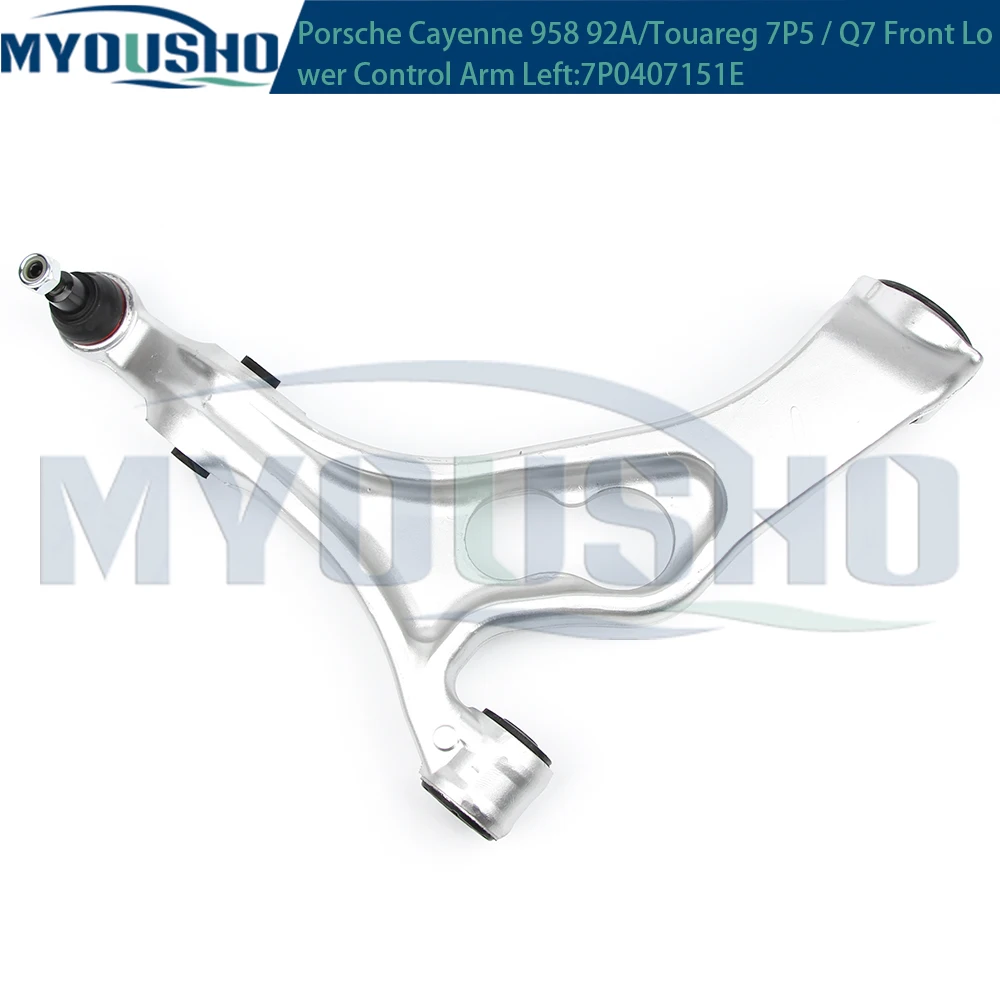 Myousho For Porsche Cayenne 958 92A VW Volkswagen 7P5 Audi Q7 4LB Front Lower Suspension Track Control Arm 7P0407151E