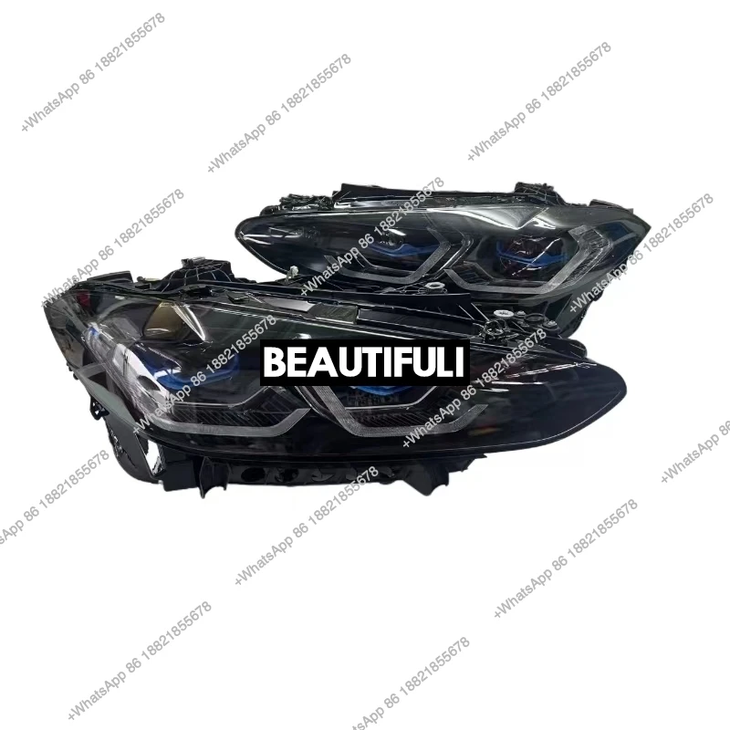 2021-2023 Low End Upgraded High End LED Full Night Laser 4 Series G22 G82 G80 425 430 M4 Headlights Suitable