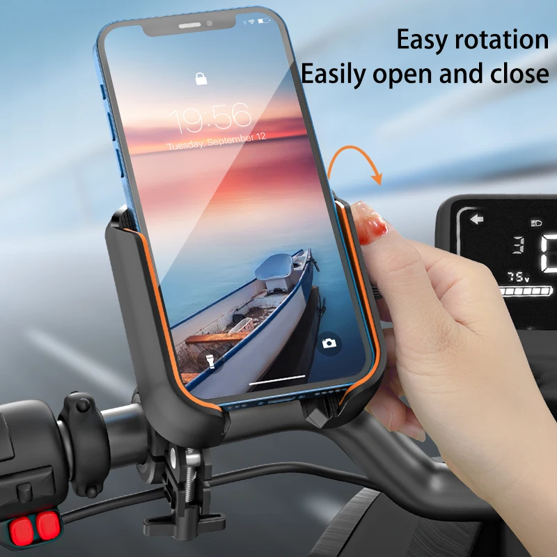 

1PC Mobile Phone Bike Riding Bracket Electric Vehicle Navigation Motorcycle Take-Out Mobile Phone Rack Road Car Bracket