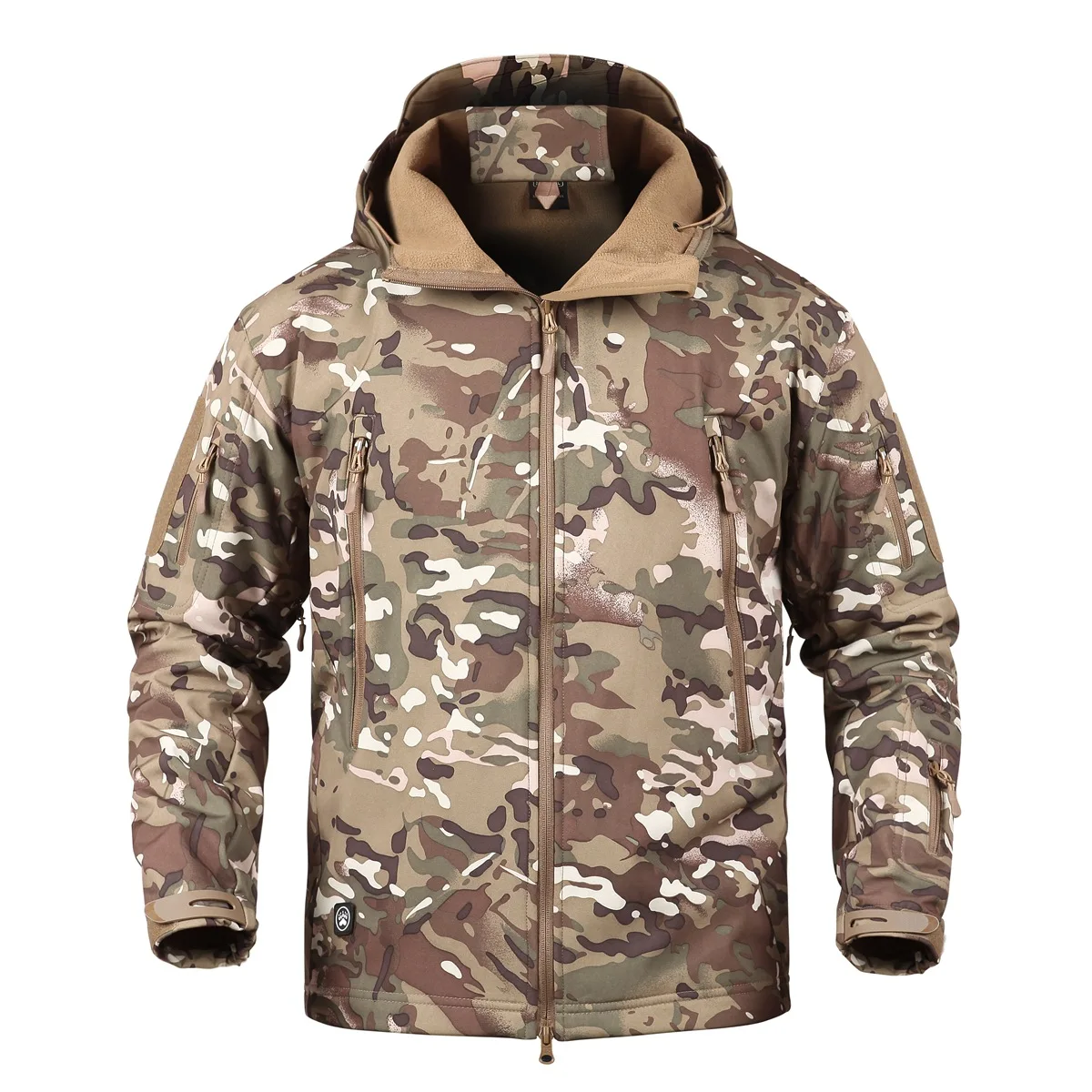 

Winter Hoodie Uniform Hunting outdoor men's shark soft shell jacket with tactical warm jacket jacket liner