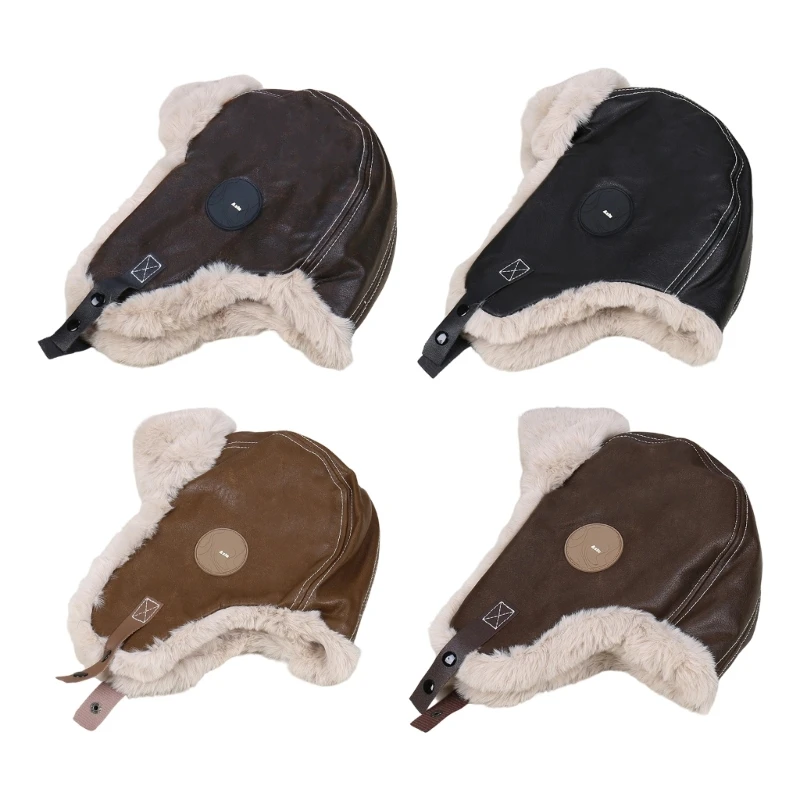 

5asd Ветрозащитная шапка-траппер спорта снега с плюшевой подкладкой для активного отдыха взрослых