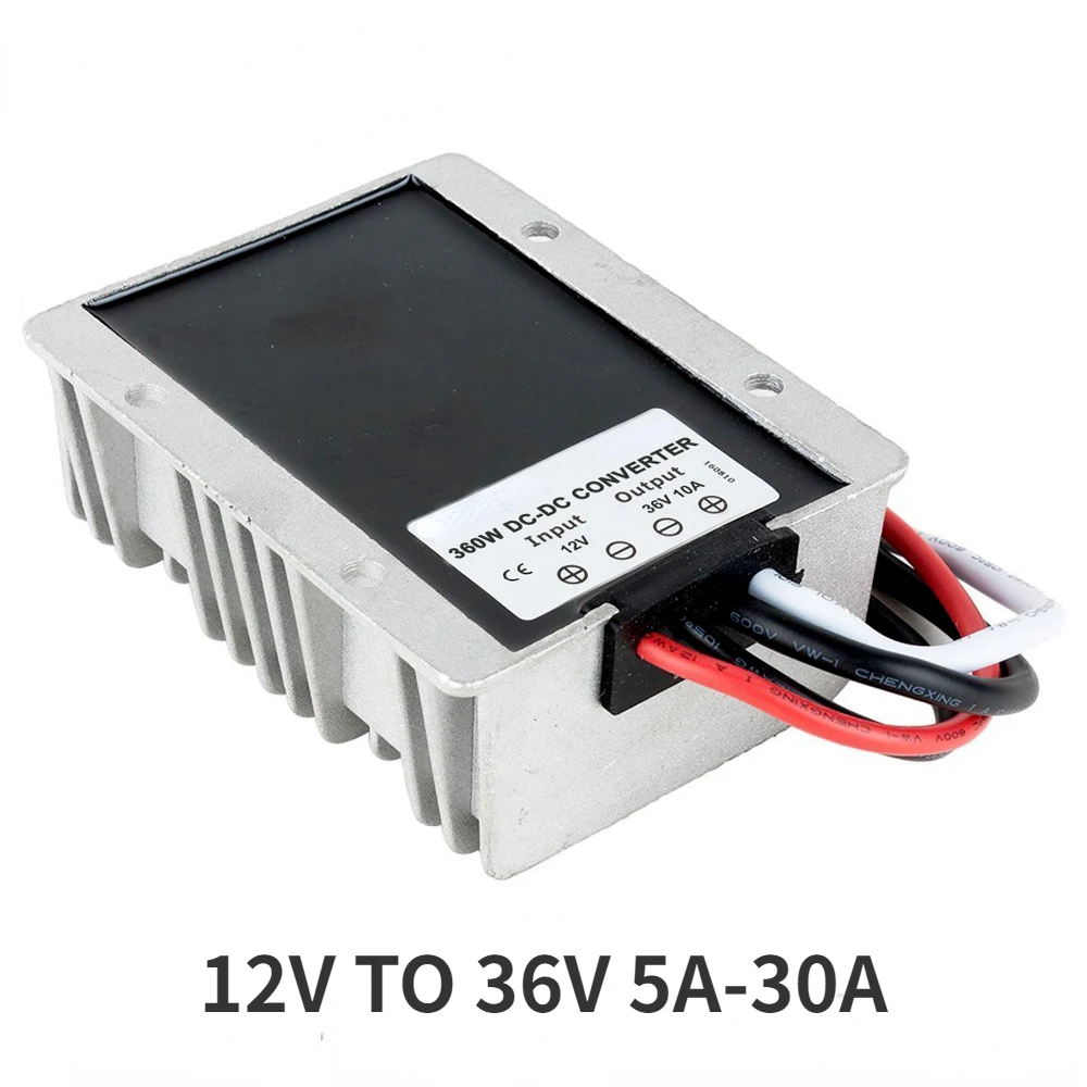 DC DC Converter 12V-36V Power 12V Step Up to 36V 5A-30A Supply Boost Module Waterproof Power Regulator Car Boat Solar