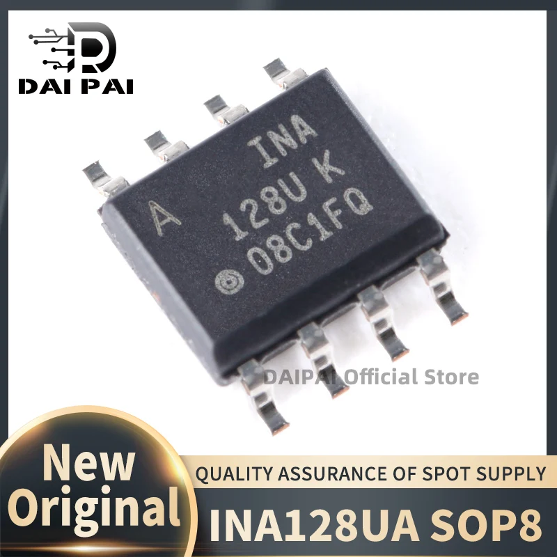 (10piece)100% New original INA128UA INA128UA/2K5 INA128U INA128 SOP-8 IC Chipset