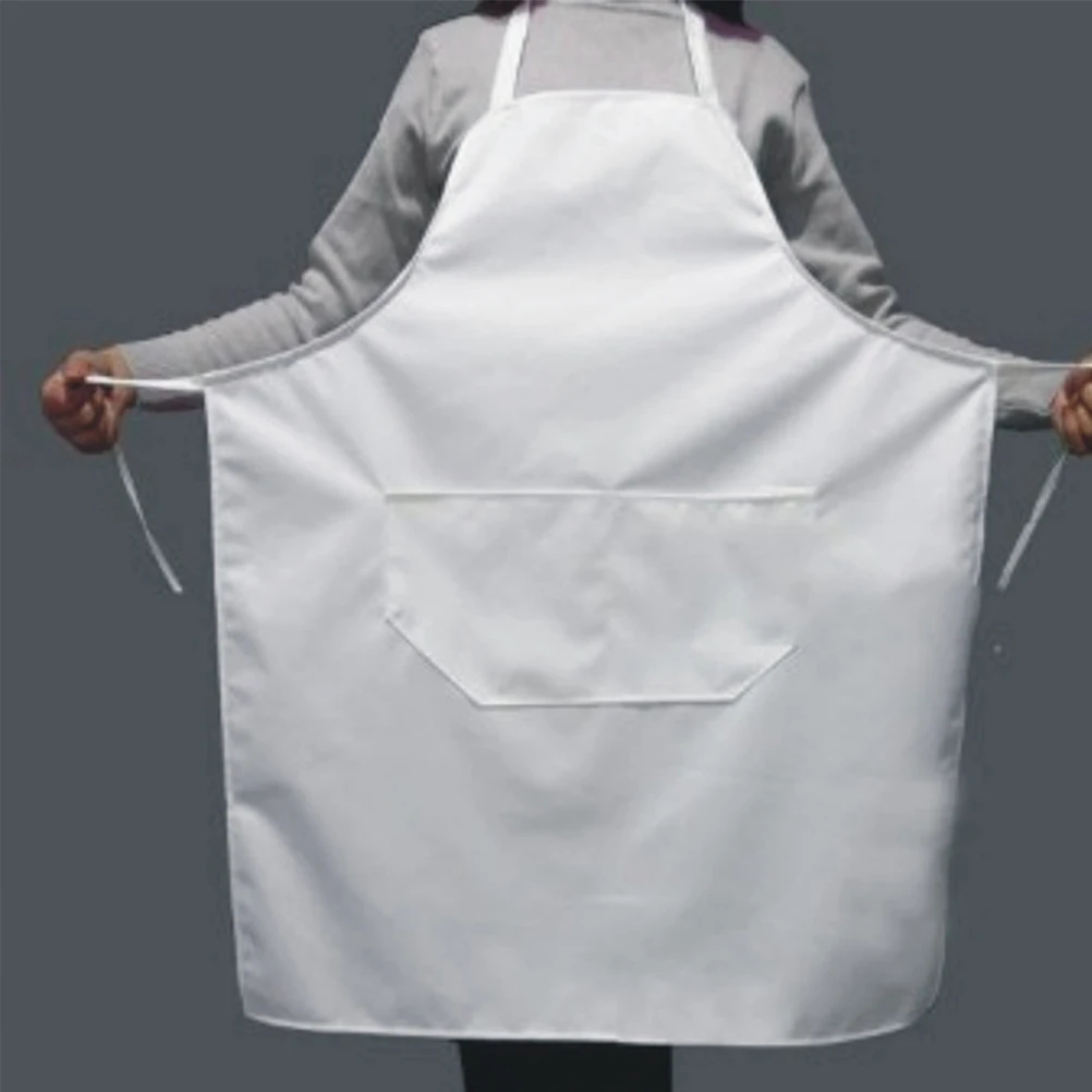 

2Pcs Waterproof Apron Oil resistant Dust proof Kitchen Cooking Grilling BBQ Hangning Neck Sleeveless Safe Use Home
