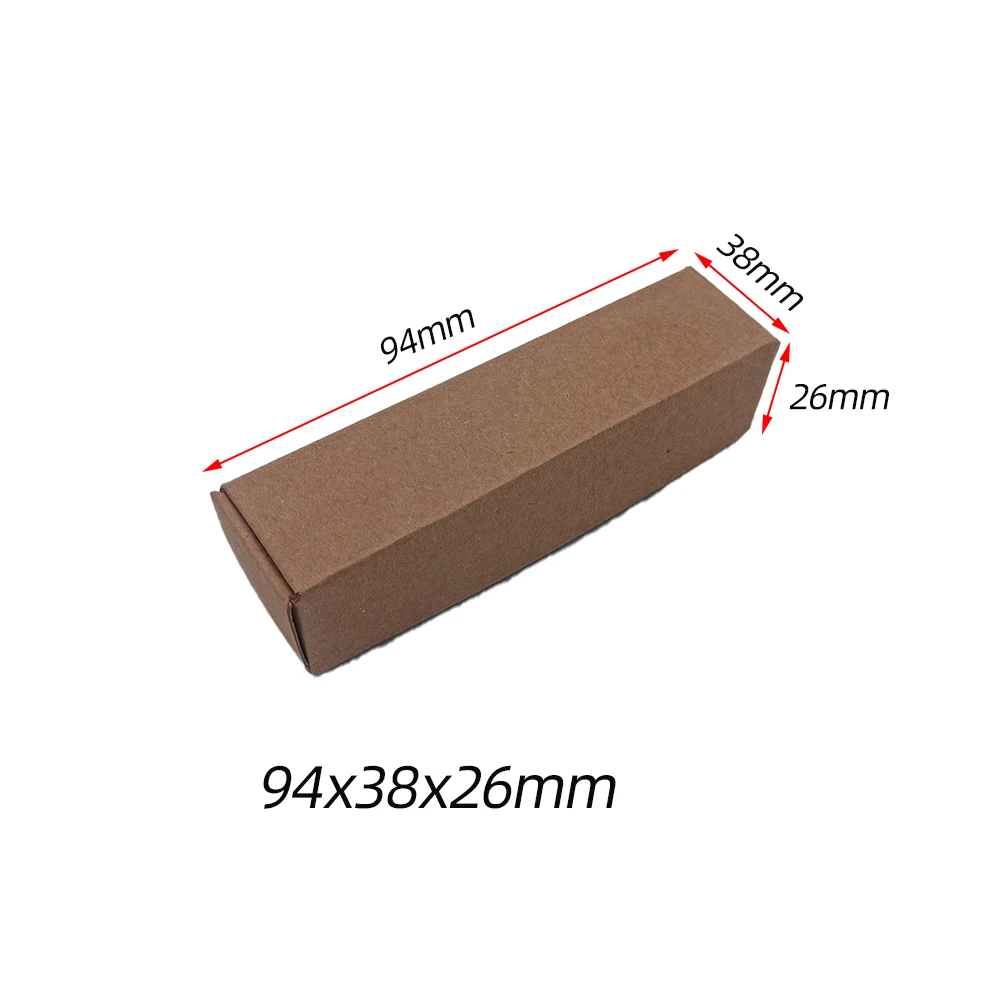 

Kraft Paper box Size 94x38x26 mm Airplane Mailing Boxes Folding Kraft Paper Packaging Box Shipping Box 50 pcs/lot
