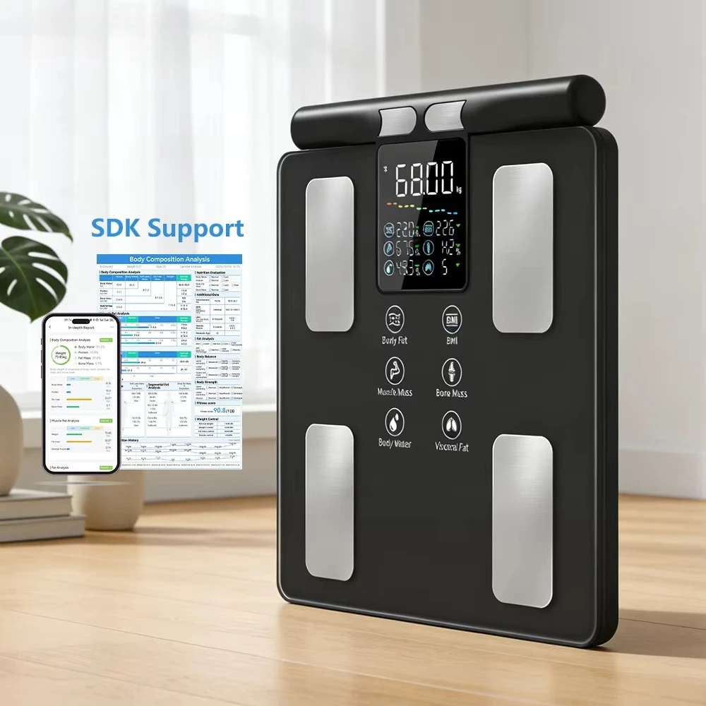 Smart Body Scale Bioimpedance BMI Measurement Accurate Digital Weight Scale with SDK Support Health Analyzer