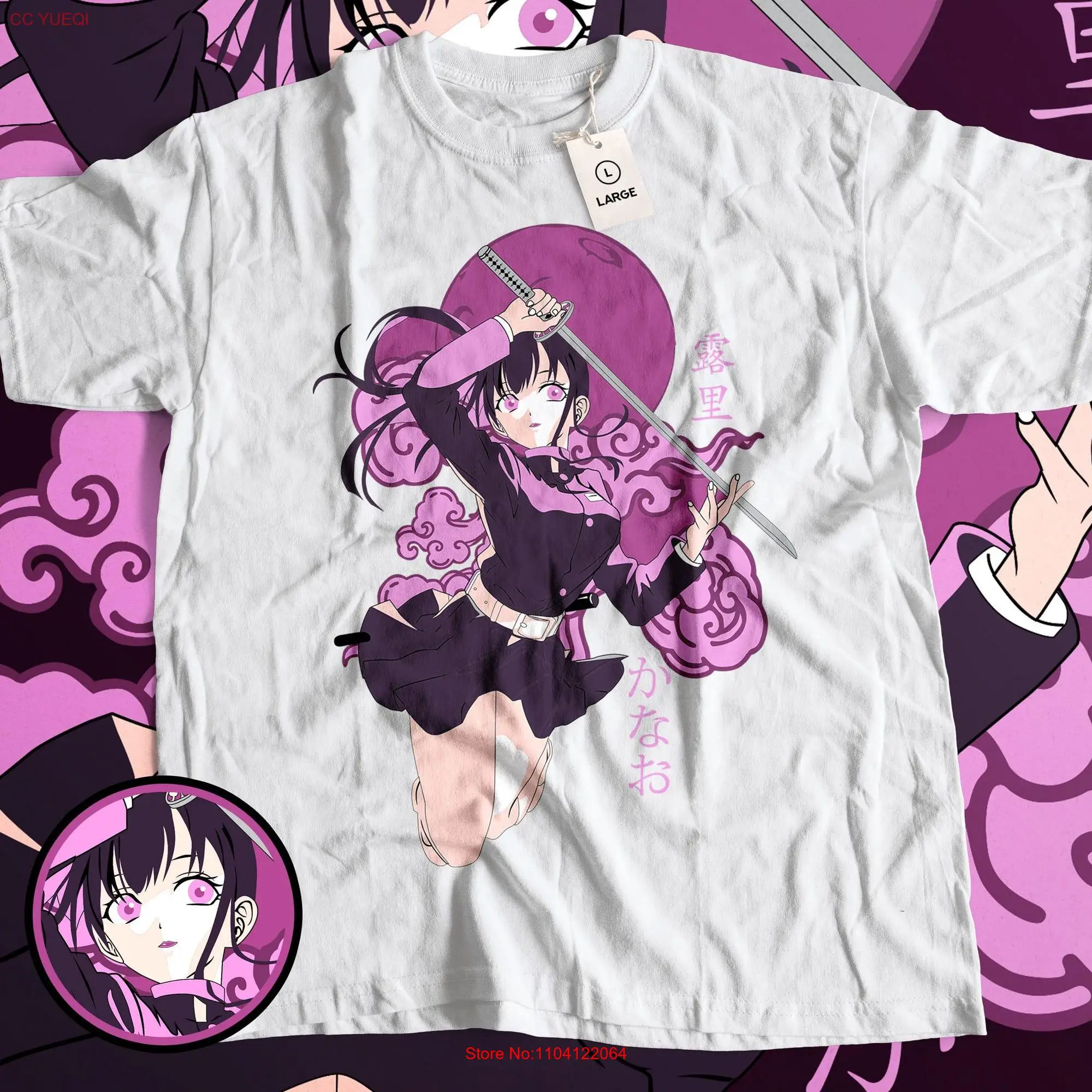 Elegant Anime Fighter T shirt Japanese Manga Art Dark Fantasy s Unique Cosplay Outfit Trendy Fashion Tokyo