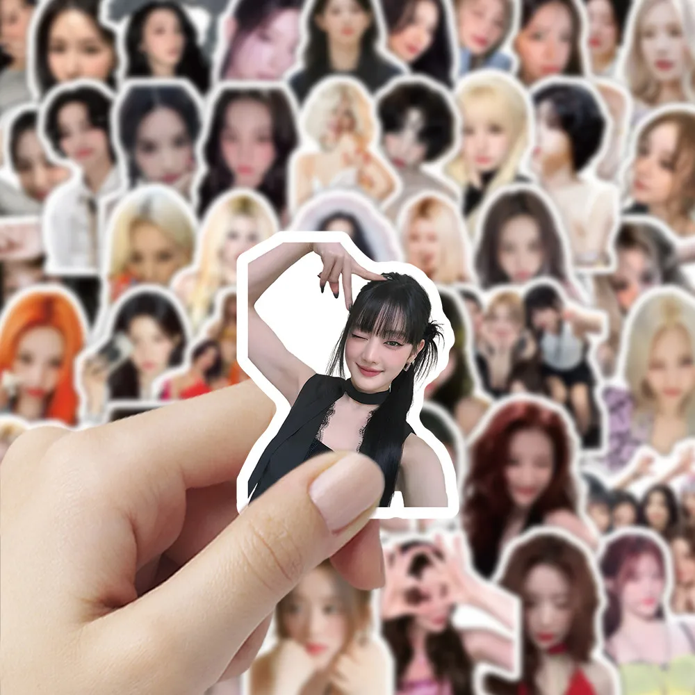 مجموعة ملصقات K-beauty (G)I-DLE مكونة من 100 ورقة - جرافيتي مجموعة البنات للمجلات وحقائب مستحضرات التجميل وديكور الحفلات #4