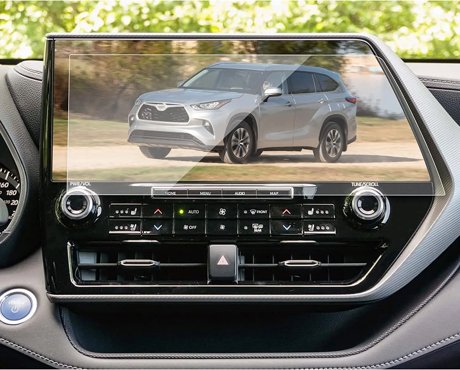 

For 2020 2021 2022 Toyota Highlander 12.3Inch GPS Navigation Display Tempered Glass Screen Protector Film Anti-Explosion