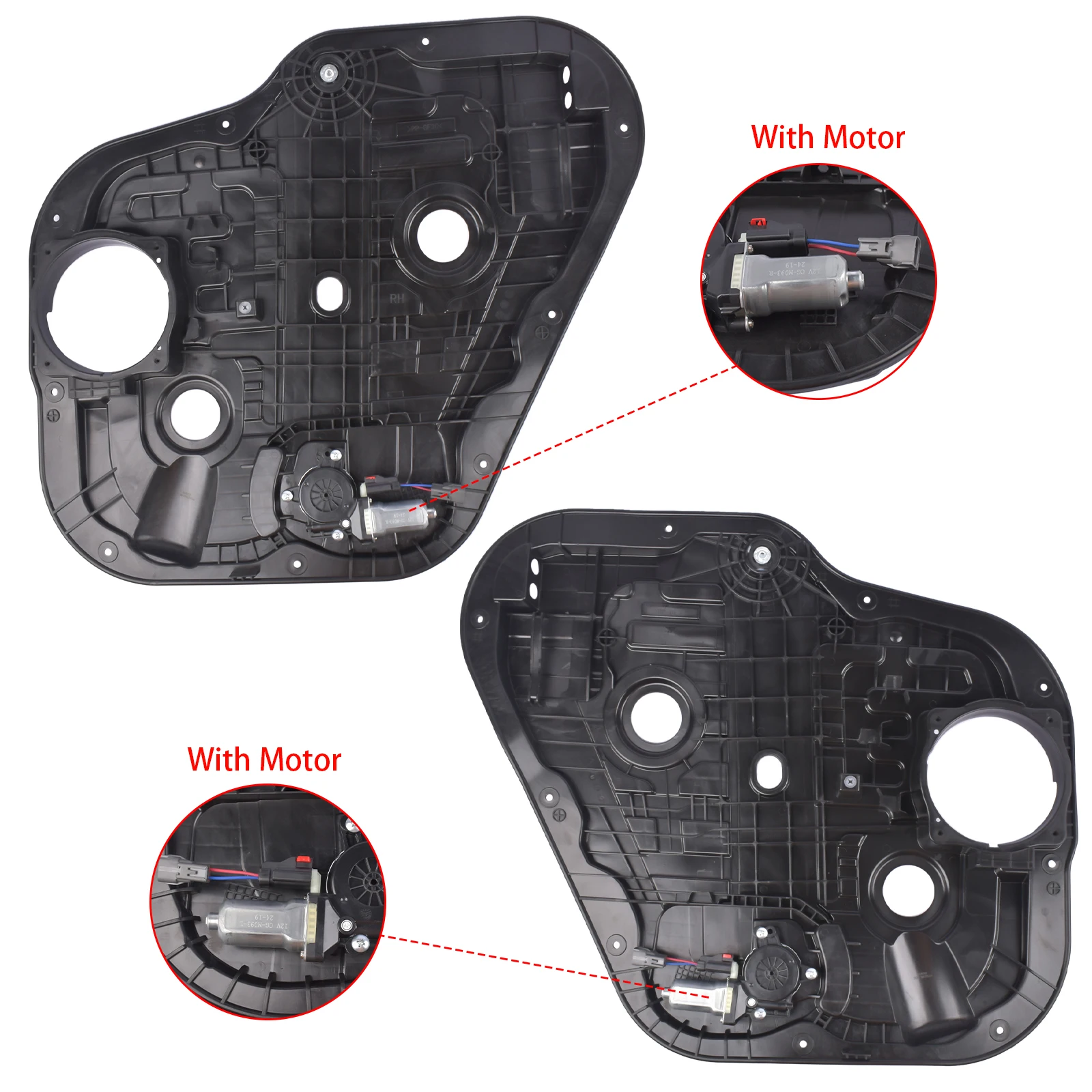 

AP02 Pair Right + Left Power Window Regulator with Motor for Kia Sorento 2016-2020 83481C5000, 83471C5000