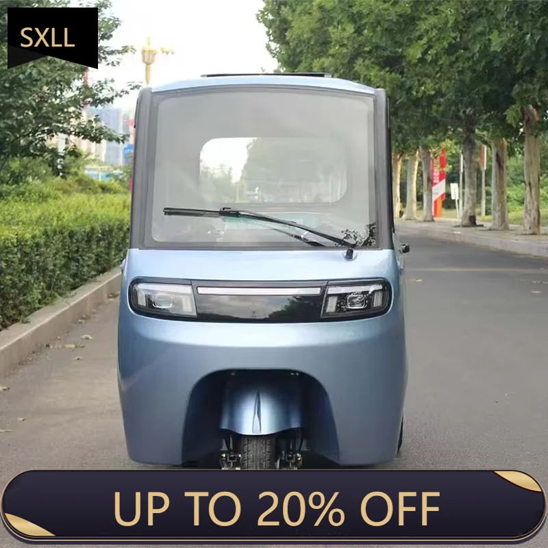 SXLL ESUN Mini Enclosed Electric Tricycle High-end Electric Pickup 60V1200W Lithium Battery Electric Vehicle Made in China