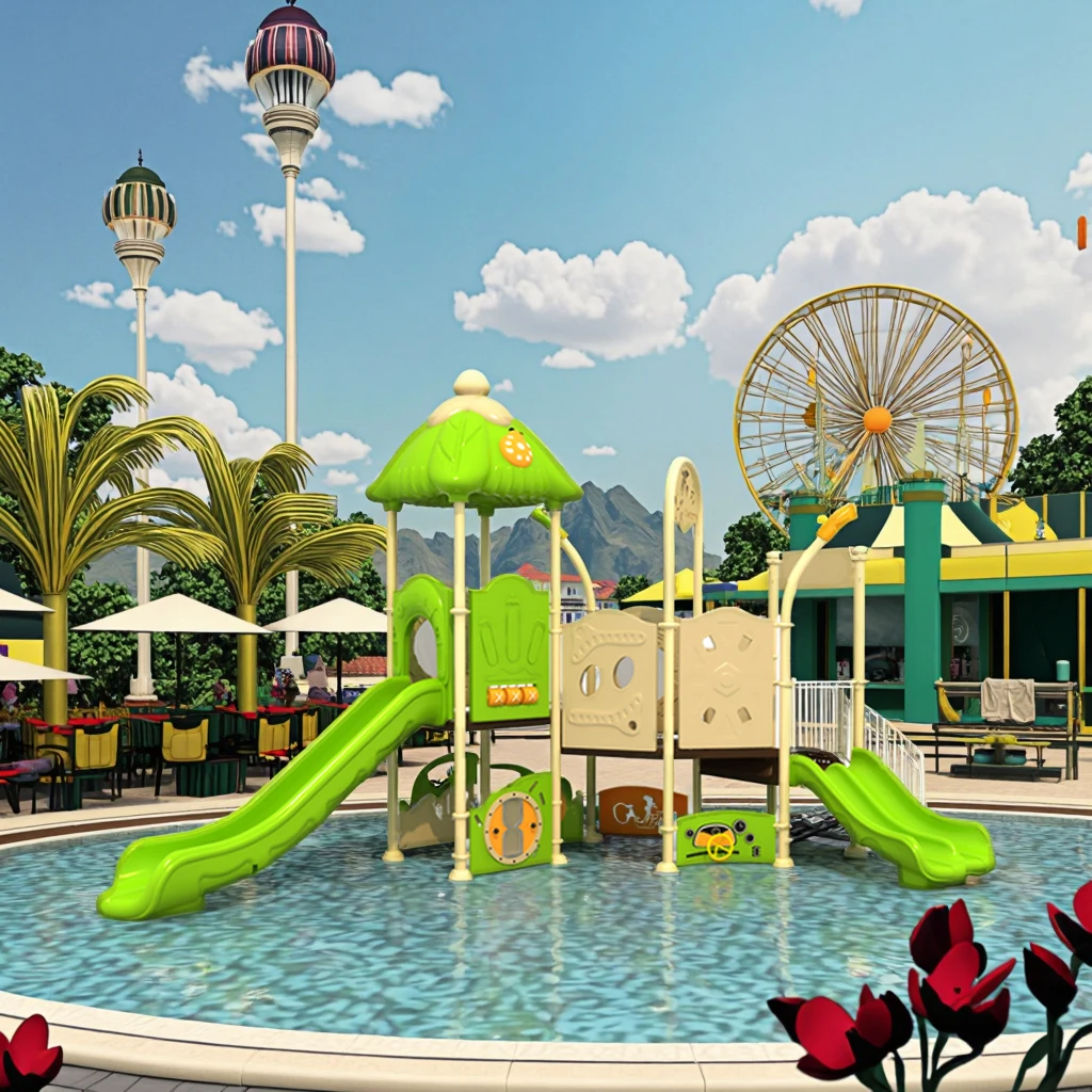 Açık Hava Oyun Alanı Kaydırağı - Kids Outdoor Adventure Park incelemesi ve fiyatı