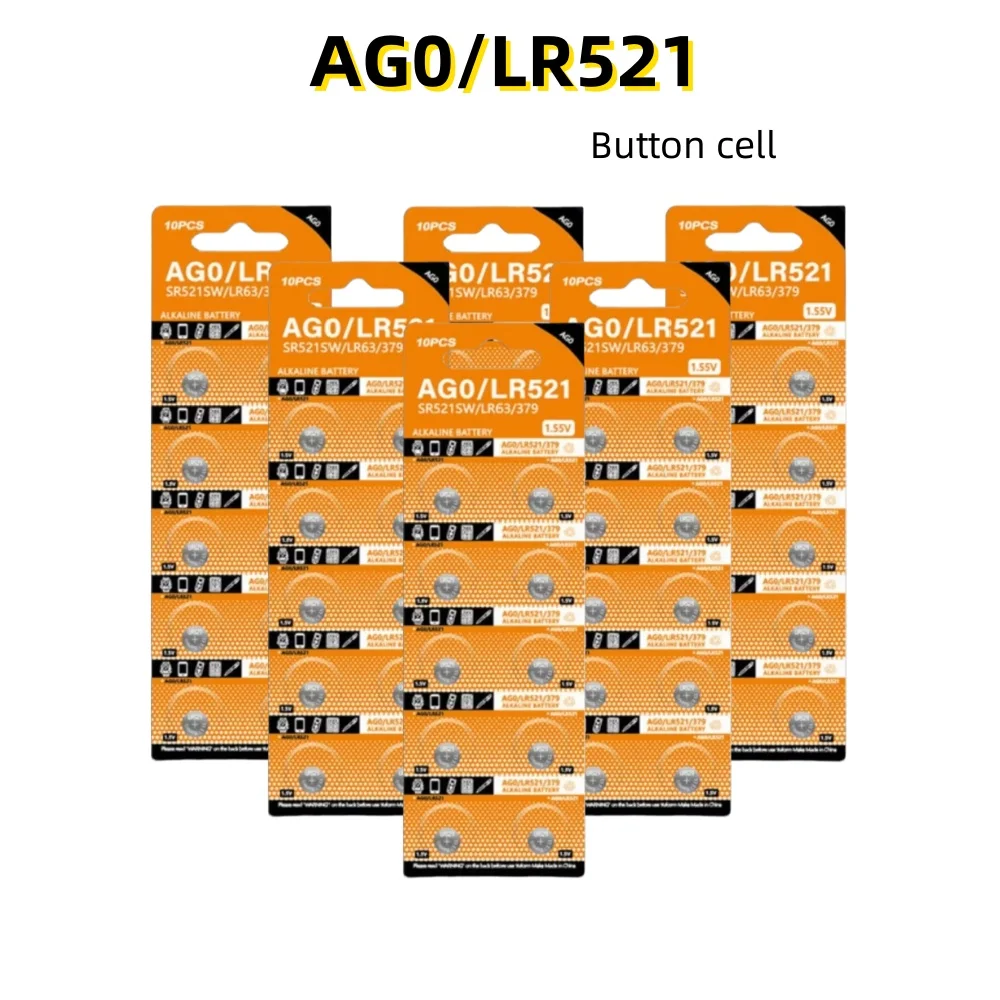 

10-50PCS LR521 AG0 Button Batteries SR521SW 379A 379 179 D379 SR63 1.5V Alkaline Button Cell Battery for Calculators Watches Toy