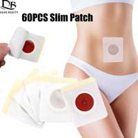 60PCS Weight Loss Slim Patch Fat Burning Slimming Products Arm Belly Waist Anti Cellulite Fat Burner Sticker Slimming Patches