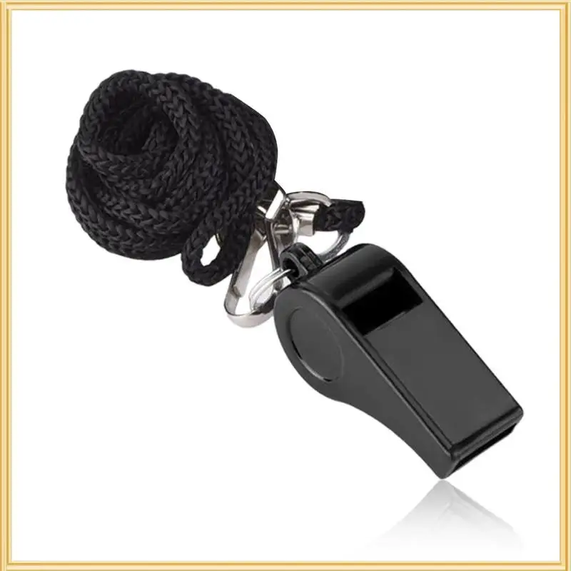 

With Lanyard Whistle Durable Emergency Survival Equipment Sporty Popular Loud And Clear Sound Referee Whistle Practical