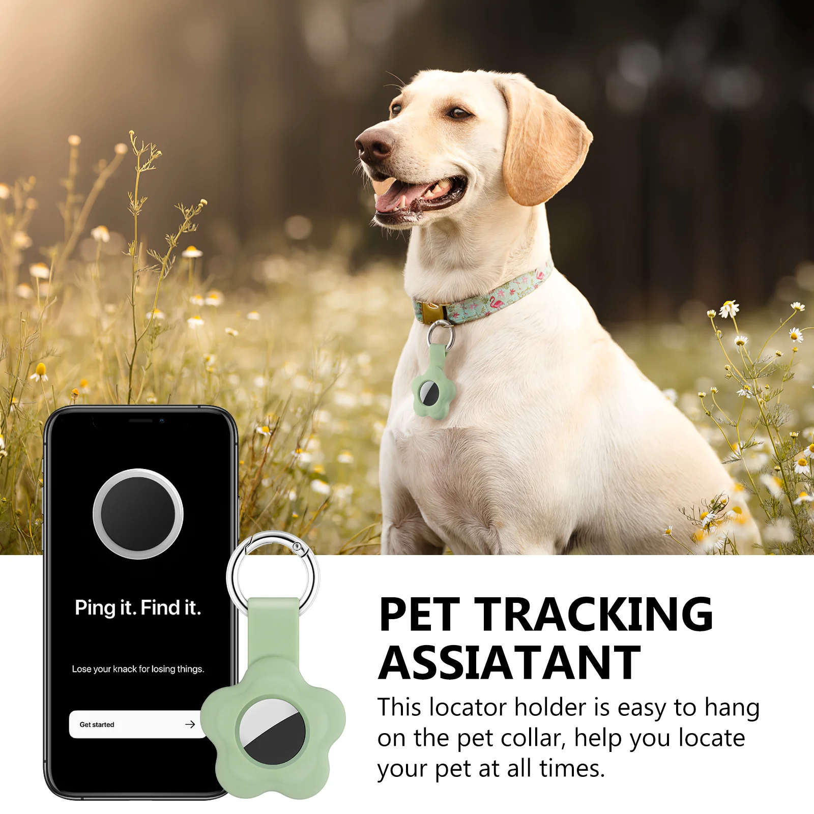 

4Pcs Silicone Case Protective Cover Anti-Lost Tracker Holder Lightweight Shockproof Compatible Over